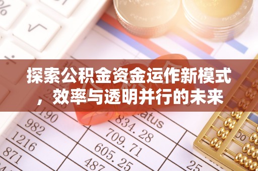 泗洪探索公积金资金运作新模式，效率与透明并行的未来