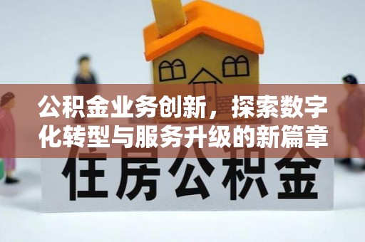 泗洪公积金业务创新，探索数字化转型与服务升级的新篇章
