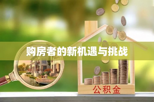 泗洪购房者的新机遇与挑战