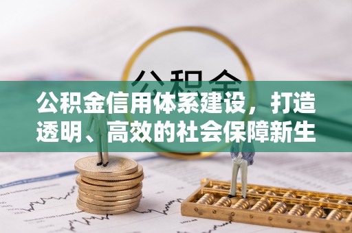 泗洪公积金信用体系建设，打造透明、高效的社会保障新生态