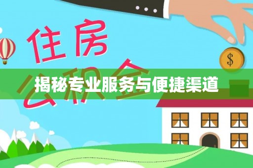泗洪揭秘专业服务与便捷渠道