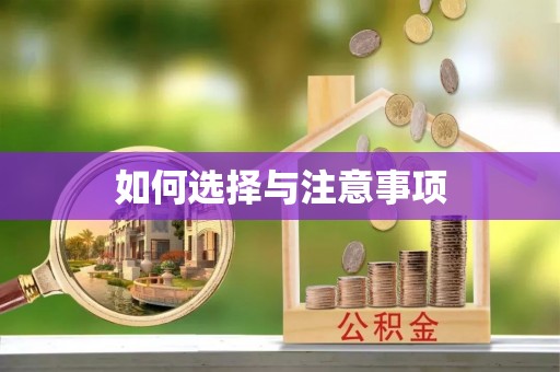泗洪如何选择与注意事项