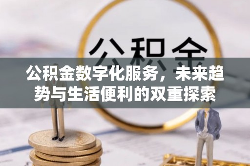泗洪公积金数字化服务，未来趋势与生活便利的双重探索