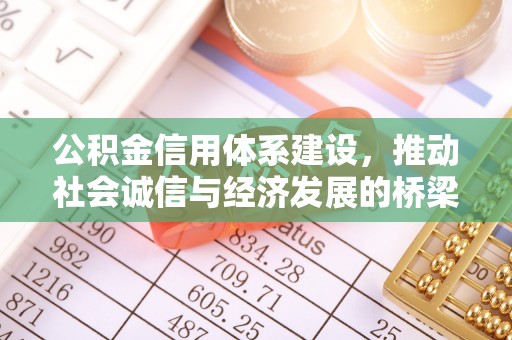 泗洪公积金信用体系建设，推动社会诚信与经济发展的桥梁