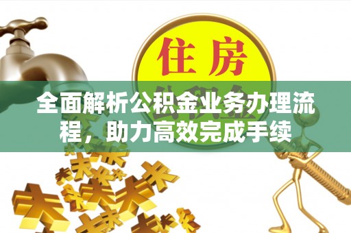 泗洪全面解析公积金业务办理流程，助力高效完成手续
