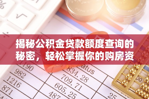 泗洪揭秘公积金贷款额度查询的秘密，轻松掌握你的购房资金