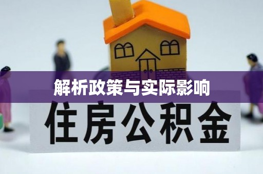 泗洪解析政策与实际影响