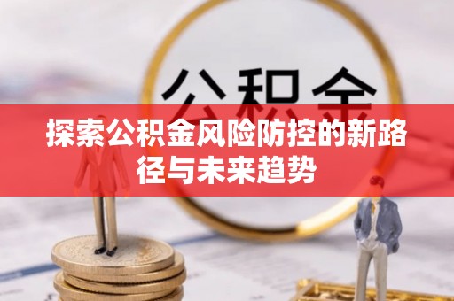 泗洪探索公积金风险防控的新路径与未来趋势