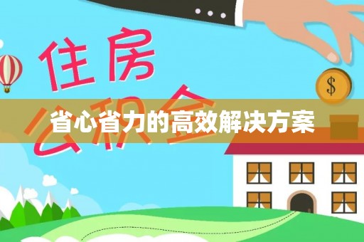 泗洪省心省力的高效解决方案