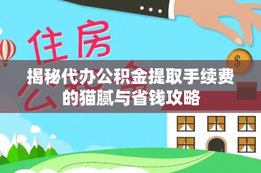 泗洪揭秘代办公积金提取手续费的猫腻与省钱攻略