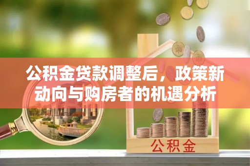 泗洪公积金贷款调整后，政策新动向与购房者的机遇分析
