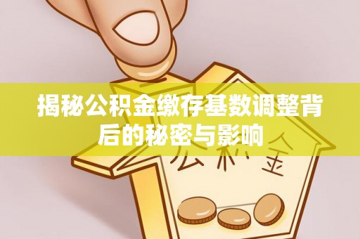 泗洪揭秘公积金缴存基数调整背后的秘密与影响